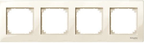 Рамка универсальная Schneider Electric Merten M-Plan 4-м. бежевый картинка